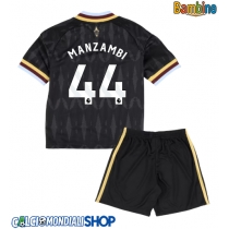 Maglie da calcio Aston Villa Johan Manzambi #44 Seconda Maglia Bambino 2026-27 Manica Corta + Pantaloni corti)